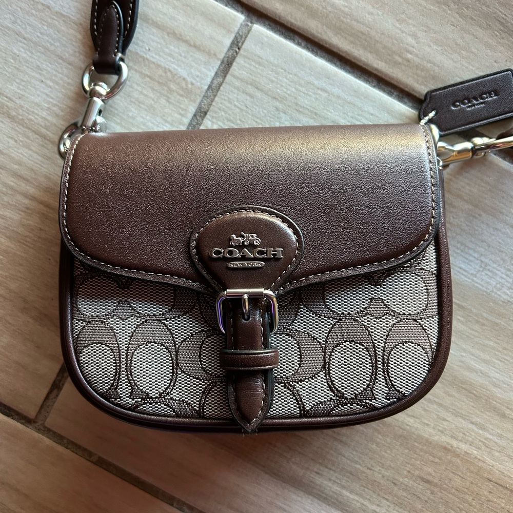 Coach Amelia Saddlebag NWT